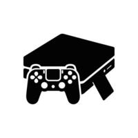 High-Quality Gaming Controller Silhouette for Game Developers and Designers - Perfect for Digital Projects and Creative Art vector