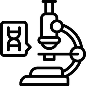 Microscope Icon. Electron Microscope Icon vector