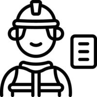 Architect Icon. Architectural Engineer Icon vector