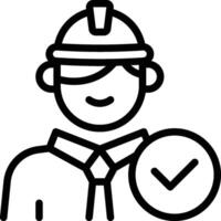 Engineer Icon. Civil Engineer Icon vector