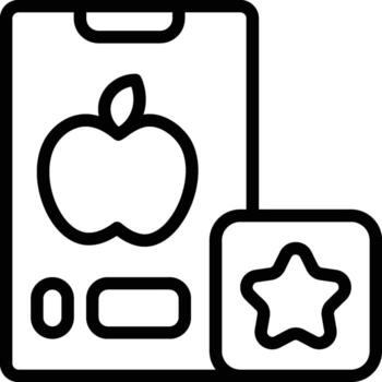 App Rating Icon. Mobile Application Icon vector