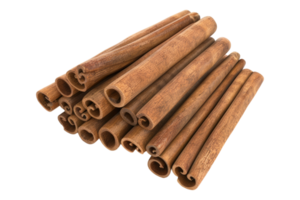 Cinnamon sticks isolated on transparent background. png