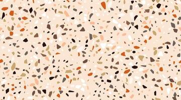 Terrazzo mosaic ceramic tile pattern background vector