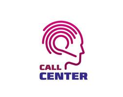 Call center, customer support service symbol vector