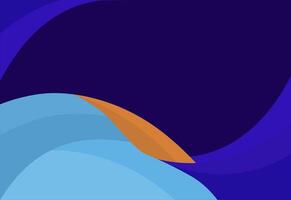 Blue curve Colorful background vector