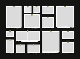 Template Collage Frames for photo vector