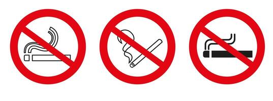 Do not smoke or use open flames. Signs open source of ignition and no smoking signs. vector