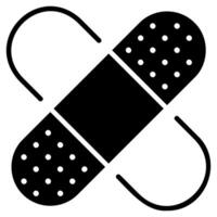Bandage Outline Icon vector
