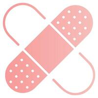 Bandage Glyph Gradient Icon vector