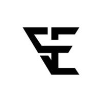 WebLetter Se new unique shape shape modern logo idea vector