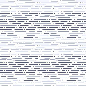 Seamless pattern with blue lines on a white background. illustration in boho style. vector