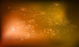 Orange glitter splash, shiny star dust explosion, shimmer spray effect, festive holiday particles isolated on a dark background. vector