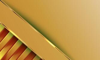 luxury elegant gradient background design with shiny metallic gold line. vector