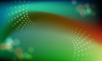 abstract wave line halftone smooth green background. vector
