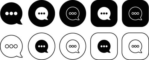 Circle Chat Rounded Right Icon vector