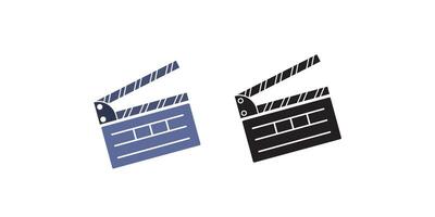 Design Clapper Board Icon Style vector