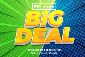 Flash Sale 3D Editable Text Effect psd