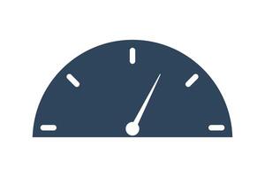 Gauge icon. icon related to technology. solid icon style. data analytics elements illustration vector