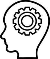 people brain Intelligent Content Optimization symbol vector