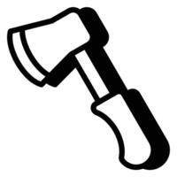 Axe Icon, Flat Axe Icon With Shadow Style vector