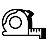 Tape Measurements Tools Icon With Shadow Style vector
