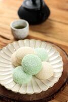 Japanese Mochi with Dry Coconut Coating photo