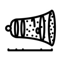 origin of the universe unsolved mystery line icon illustration vector