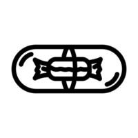 the placebo effect unsolved mystery line icon illustration vector