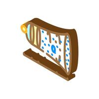 origin of the universe unsolved mystery isometric icon illustration vector