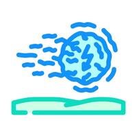 ball lightning unsolved mystery color icon illustration vector
