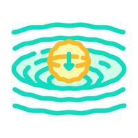 the nature of gravity unsolved mystery color icon illustration vector