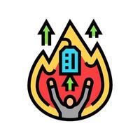 motivation consumer behavior color icon illustration vector