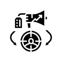 reference groups consumer behavior glyph icon illustration vector