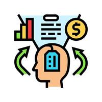involvement consumer behavior color icon illustration vector