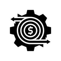 automation technical sales engineer glyph icon illustration vector