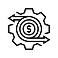 automation technical sales engineer line icon illustration vector