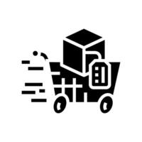 acceleration technical sales engineer glyph icon illustration vector