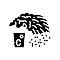 mpemba effect unsolved mystery glyph icon illustration vector