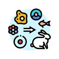 origin of life unsolved mystery color icon illustration vector