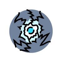 ball lightning unsolved mystery color icon illustration vector