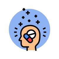 the placebo effect unsolved mystery color icon illustration vector