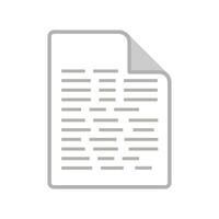 Document Page Icon vector