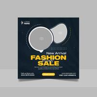Modern fashion social media post banner square flyer design template. vector