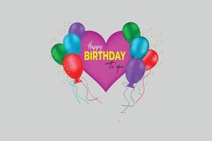 Balloon Design Template vector