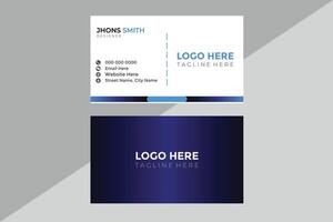 Business Card Design Template vector
