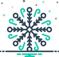 Mix icon for winter vector