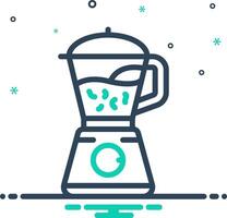 Mix icon for juicer vector