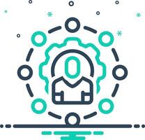 Mix icon for ability vector