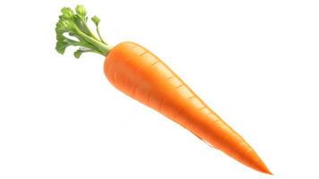 Carrot Slices with Textured Surface Floating on Transparent Background png