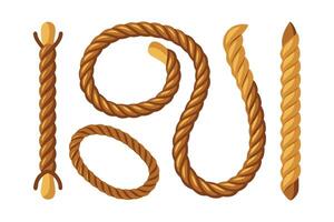 Rope illustration set on white background vector